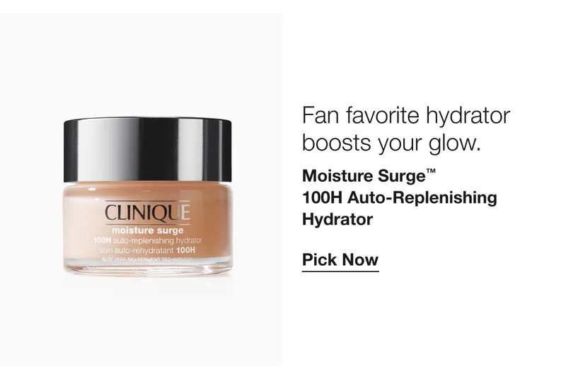 Fan favorite hydrator boosts your glow. | Moisture Surge™  100H Auto-Replenishing Hydrator | Pick Now