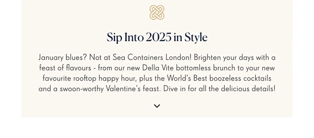 Sip Into 2025 in Style