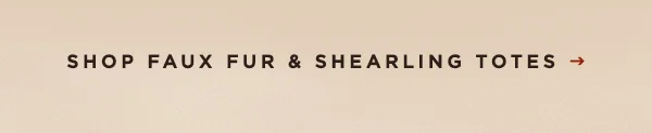 shop faux fur and shearling totes