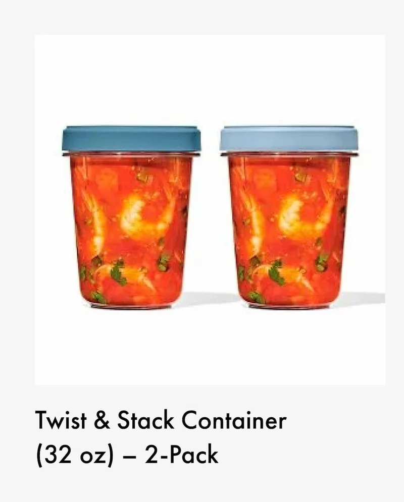Twist & Stack Container (32 oz) - 2-Pack