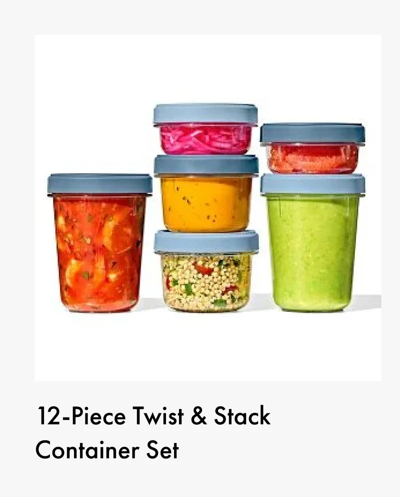 12-Piece Twist & Stack Container Set