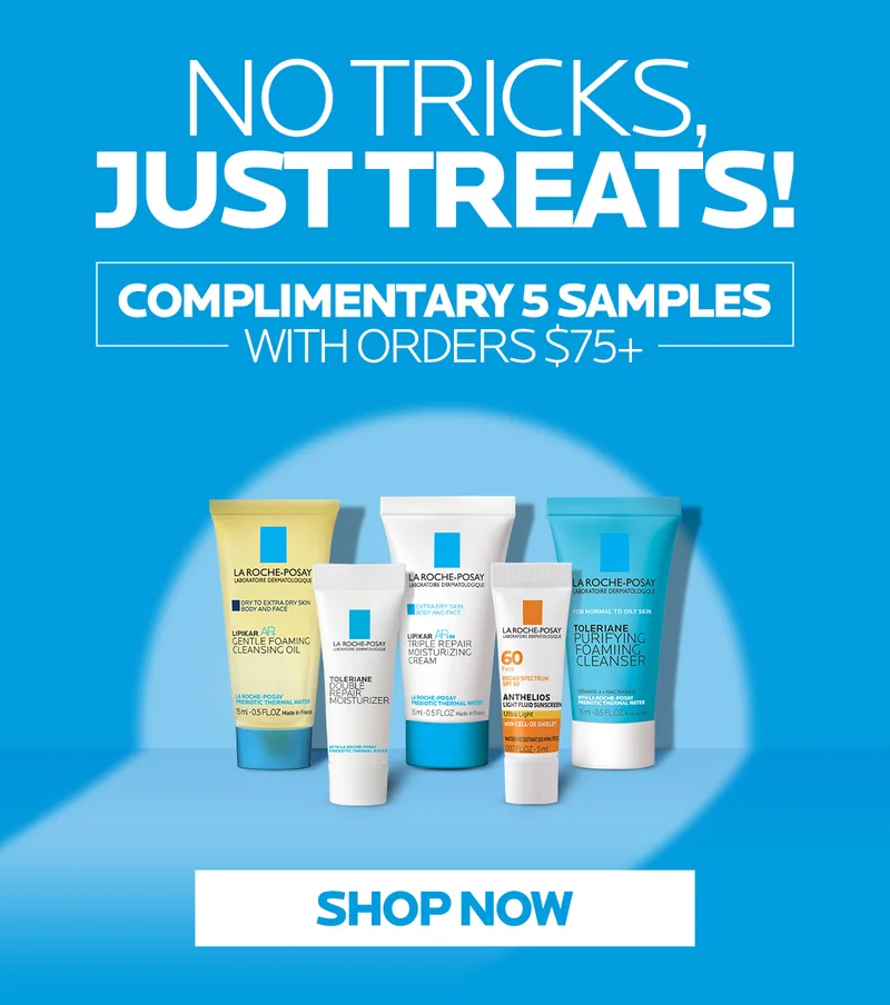 Complimentary 5 Samples with orders $75+, Shop now!