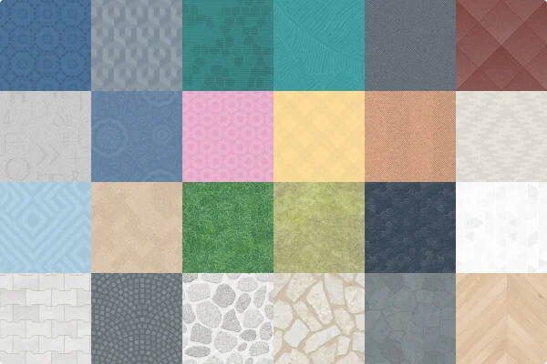 Palette of floor textures