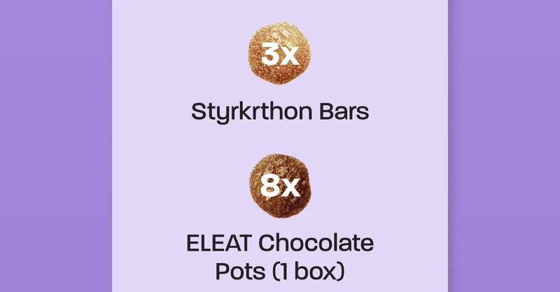Stykrthon Bars & ELEAT Chocolate Pots