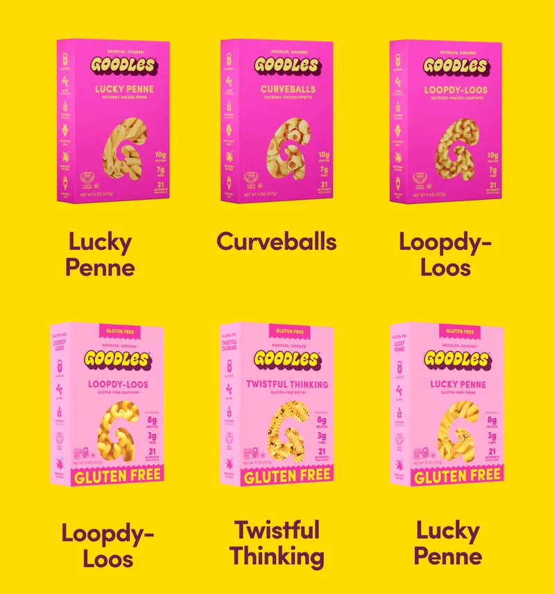 Lucky Penne, Curveballs, Loopdy- Loos, Gluten Free Loopdy- Loos, Twistful Thinking, Gluten Free Lucky Penne