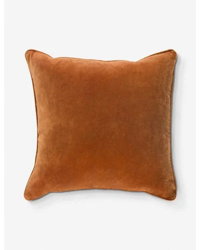 Liam Velvet Pillow-Polyester