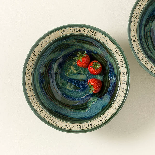 Personalized New Home Wishes Bowl