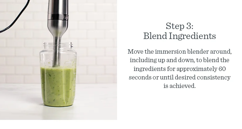 Step 3: Blend Ingredients