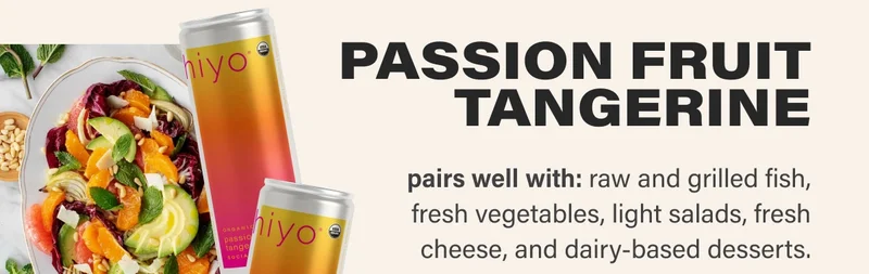passion fruit tangerine pairs well with: raw and grilled fish, fresh vegetables, light salads, fresh cheese, and dairy-based desserts.