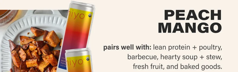 peach mango pairs well with: lean protein + poultry, barbecue, hearty soup + stew, fresh fruit, and baked goods.