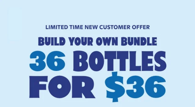 Build Your Own Bundle: 36 bottles for $36