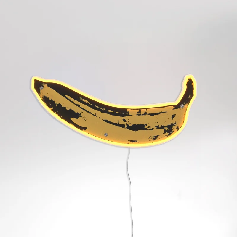 Image of Banana by Andy Warhol - LED neon sign
