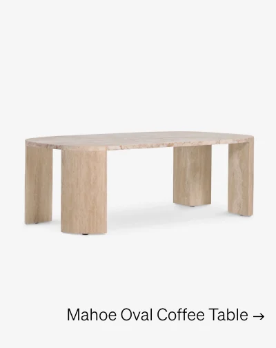 Shop Mahoe Oval Coffee Table