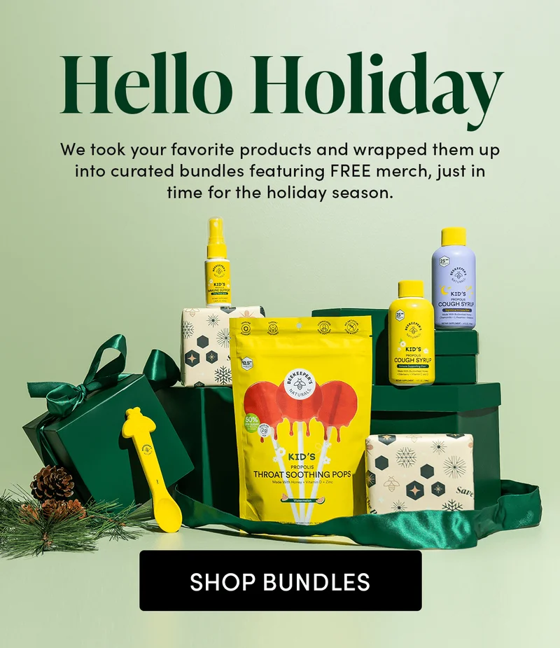 Hello Holiday. We took your favorite products and wrapped them up into curated bundles featuring FREE merch, just in time for the holiday season.