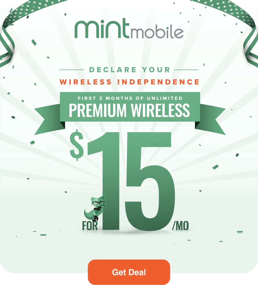 Declare your wireless independence - First 3 months of Unlimited premium wireless $15/mo