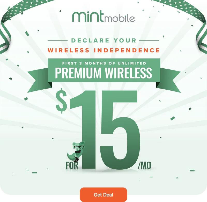 Declare your wireless independence - First 3 months of Unlimited premium wireless $15/mo