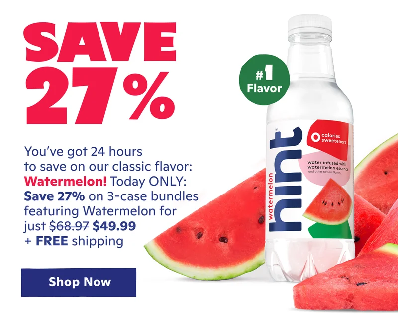 Save 27% on our classic Flavor: Watermelon