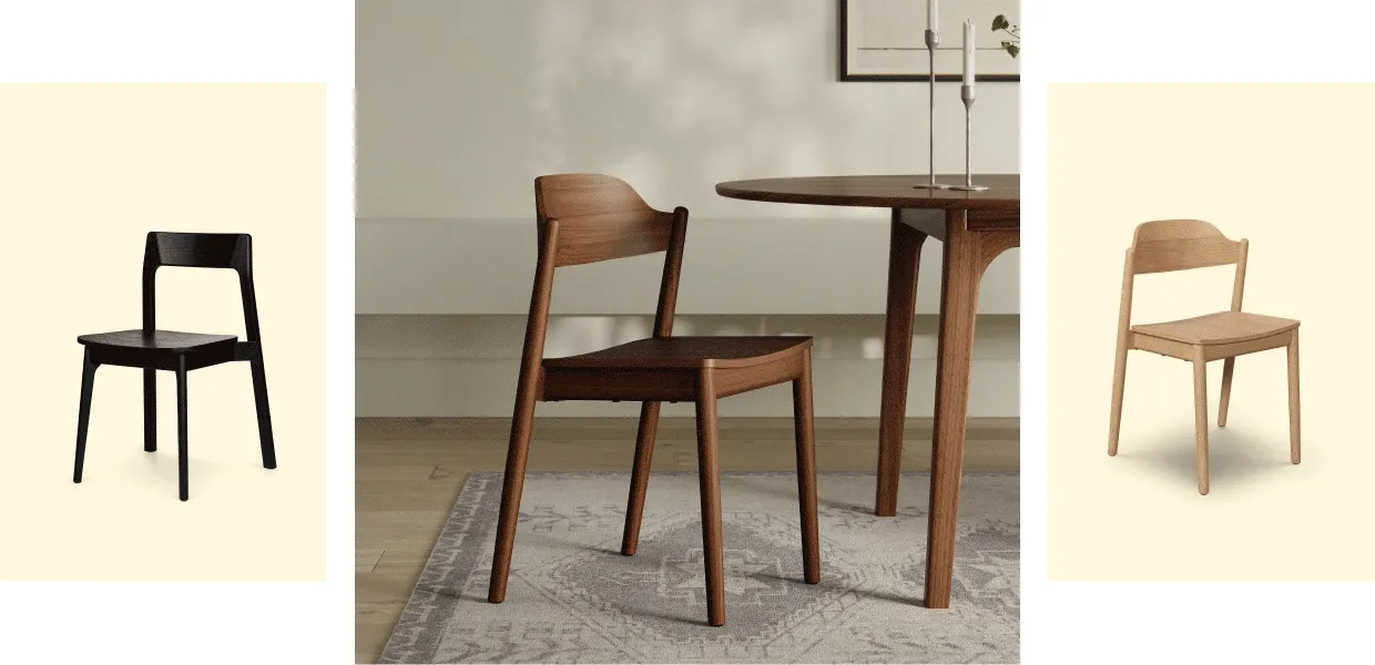Stackable chairs mean extras are on-hand and out of the way.