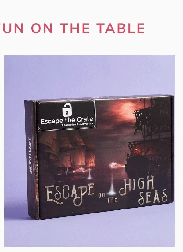 Escape the Crate: An Escape Room Adventure shipped straight to your door.