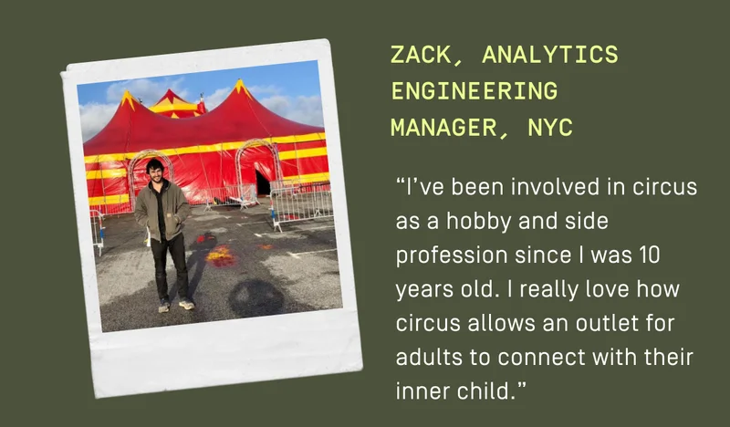 Zack, Analytics Engineering Manager, NYC