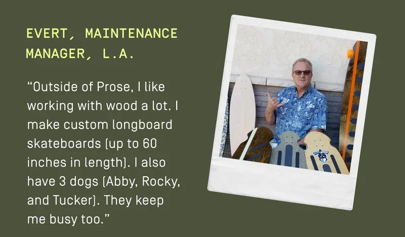 Evert, Maintenance Manager, L.A.