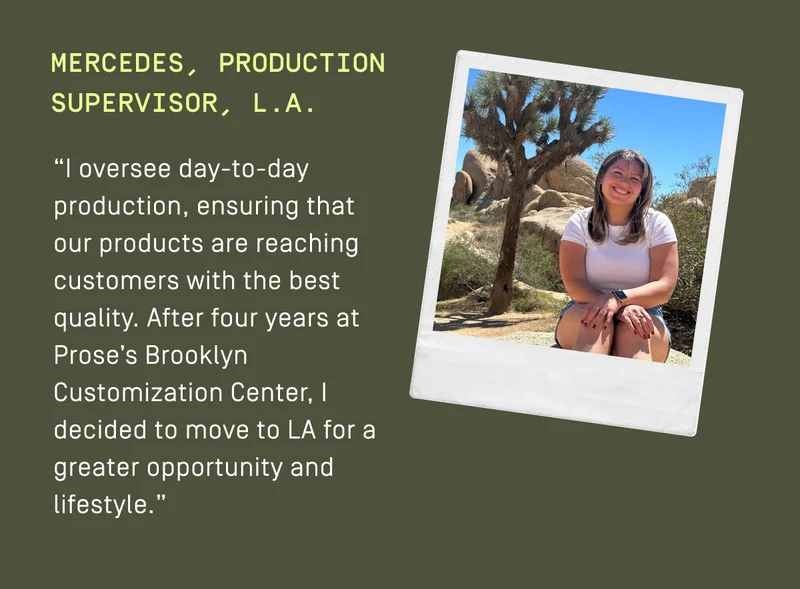 Mercedes, Production Supervisor, L.A.