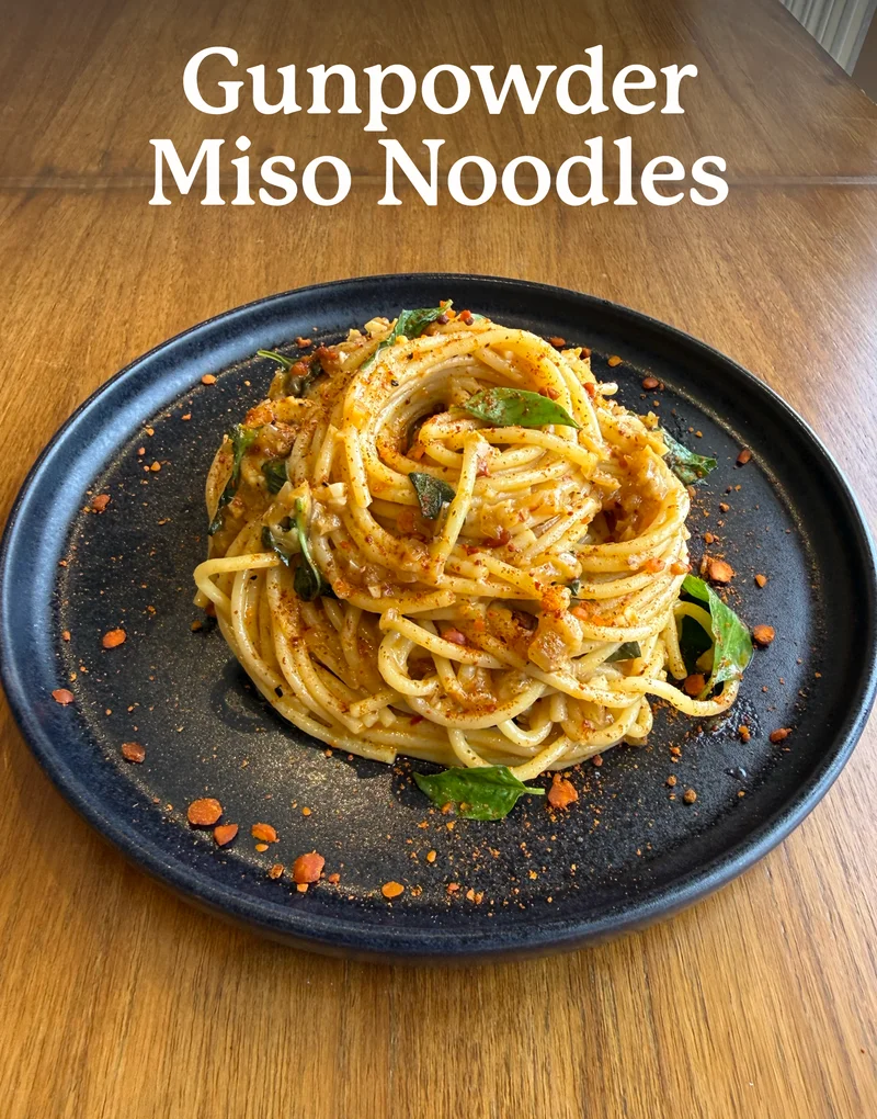 Gunpowder Miso Noodles