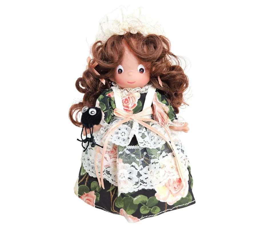 Precious Moments Little Miss Muffet Doll with Spider