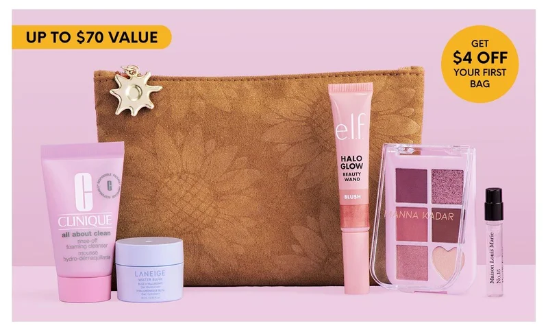 UP TO $70 VALUE - GET $4 OFF YOUR FIRST BAG
