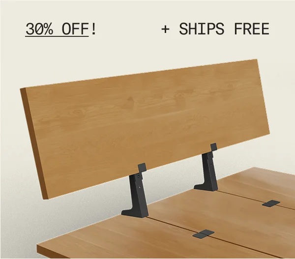Members: 30% off + Free Shipping on The Adjustable Headboard Add-On