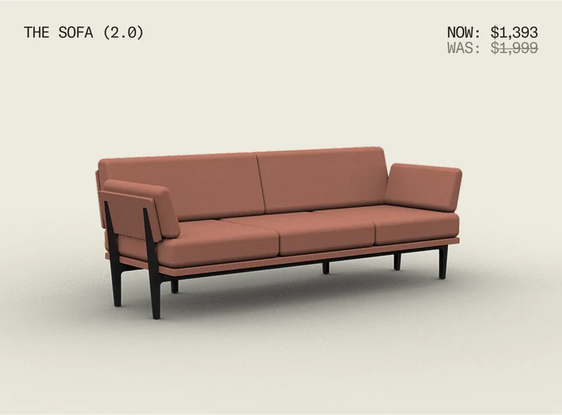 The Sofa 2.0 - Members Save 30% during Memorial Day Sale