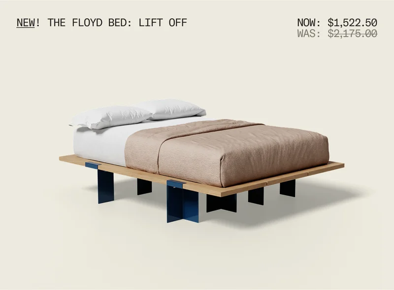 NEW! The Floyd Bed: Lift Off - Members Save 30%