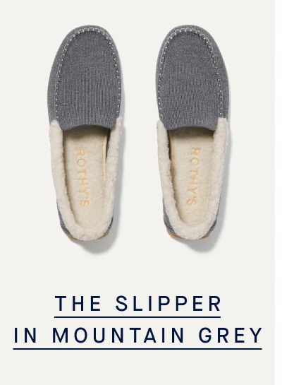 THE SLIPPER IN MOUNTAIN GREY