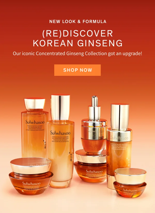 Rediscover Korean Ginseng with the new Concentrated Ginseng Collection