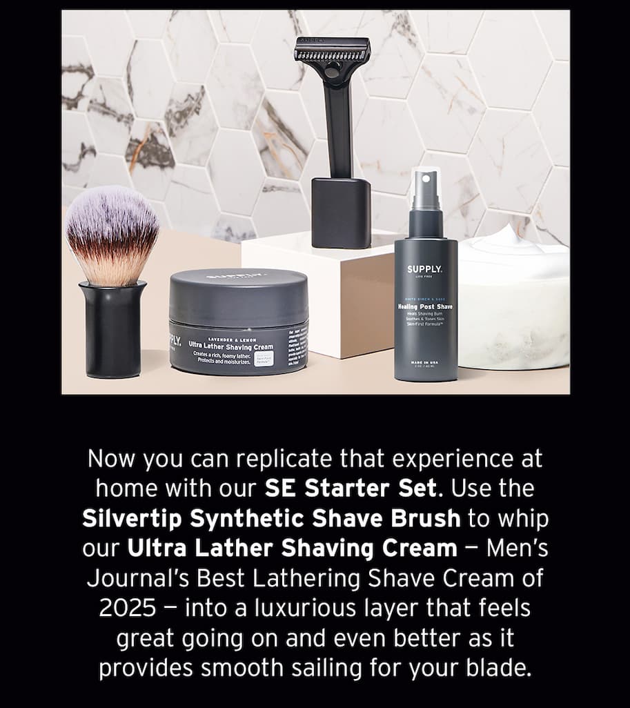 Now you can replicate that experience at home with our SE Starter Set.