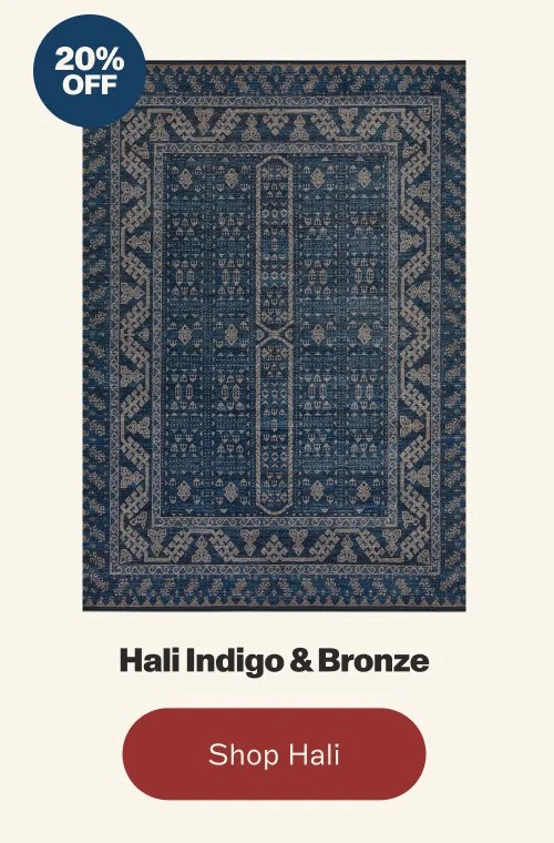 20% off Hali Indigo & Bronze Shop Hali