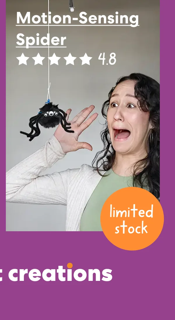 Motion-Sensing Spider Motion-Sensing Spider
