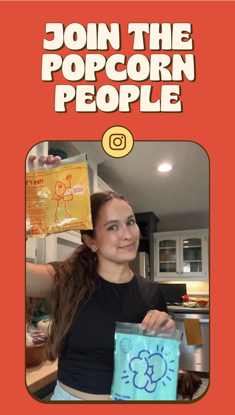 JOIN THE POPCORN PEOPLE