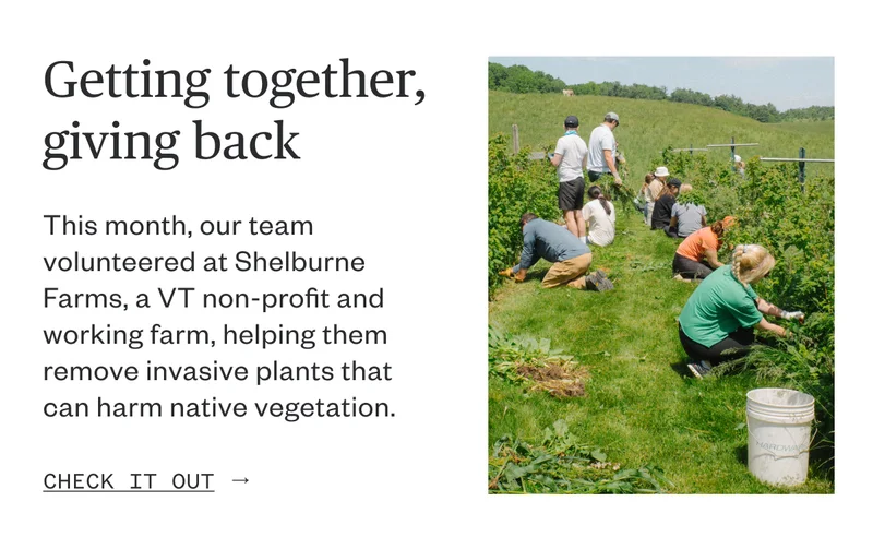 Getting together, giving back