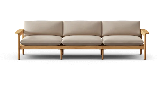 Dunes Teak 3-Piece Sofa