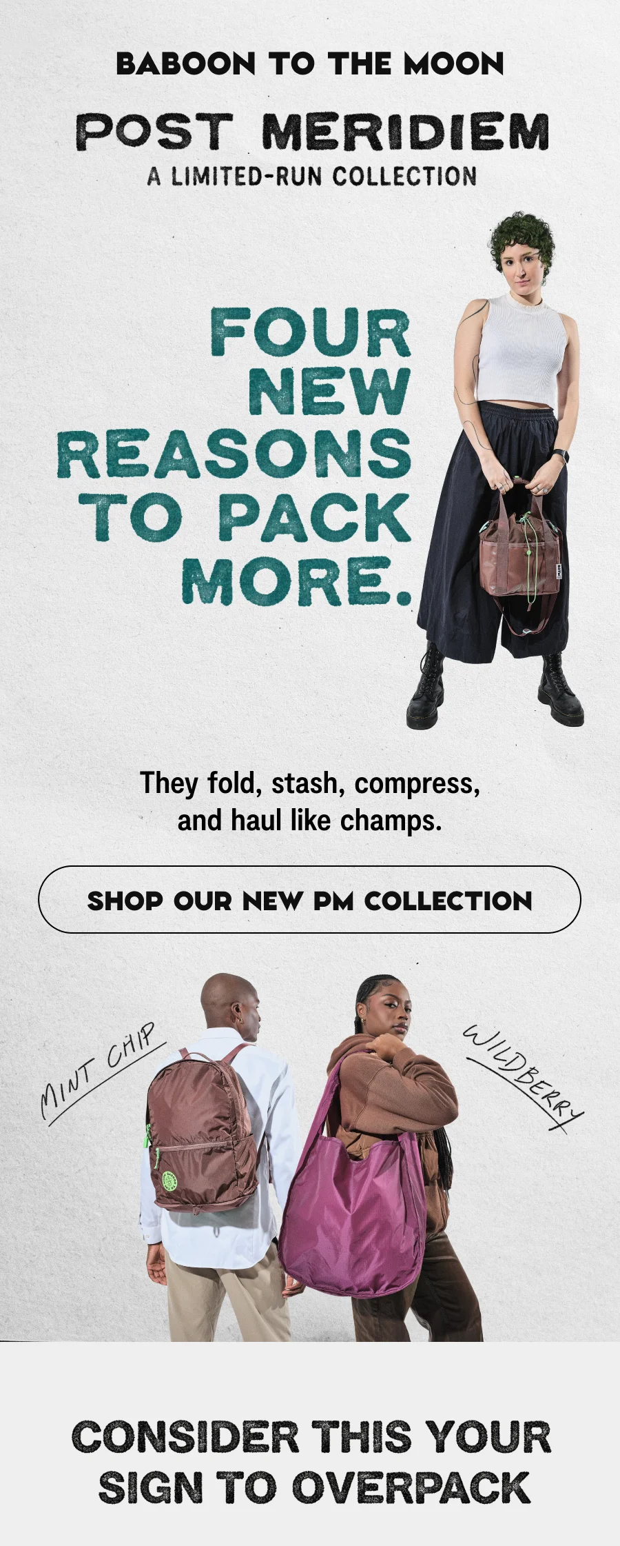 4 new reasons to pack more