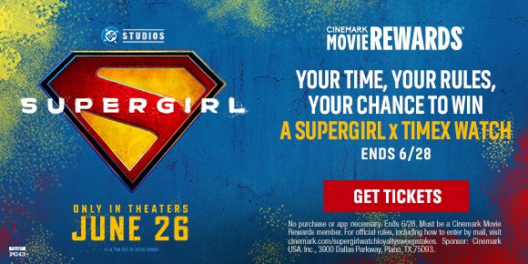 SUPERGIRL | YOUR TIME, YOUR RULES, YOUR CHANCE TO WIN | A SUPERGIRL x TIMEX WATCH | ENDS 6/28 | GET TICKETS >
