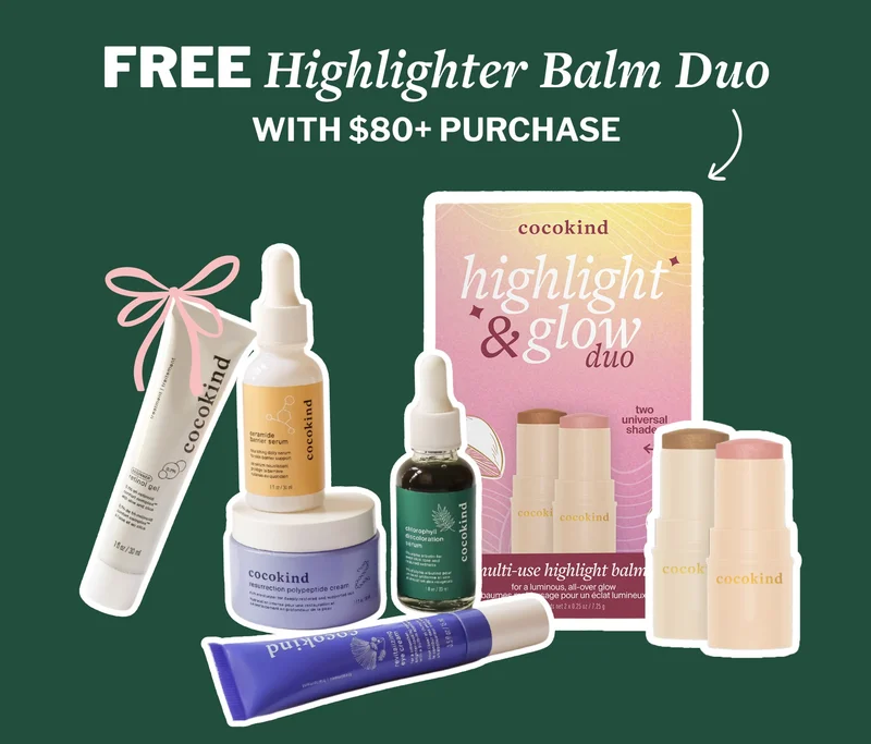 FREE Highlighter Balm Duo WITH $80+ PURCHASE