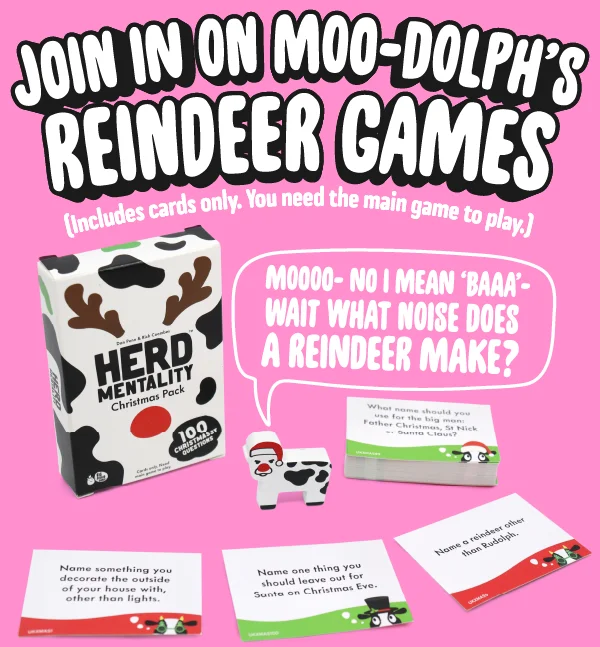Join in on Moo-Dolph's Reindeer Games