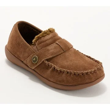 Revitalign Orthotic Cozy Suede Slip-Ons - Siesta Splendid