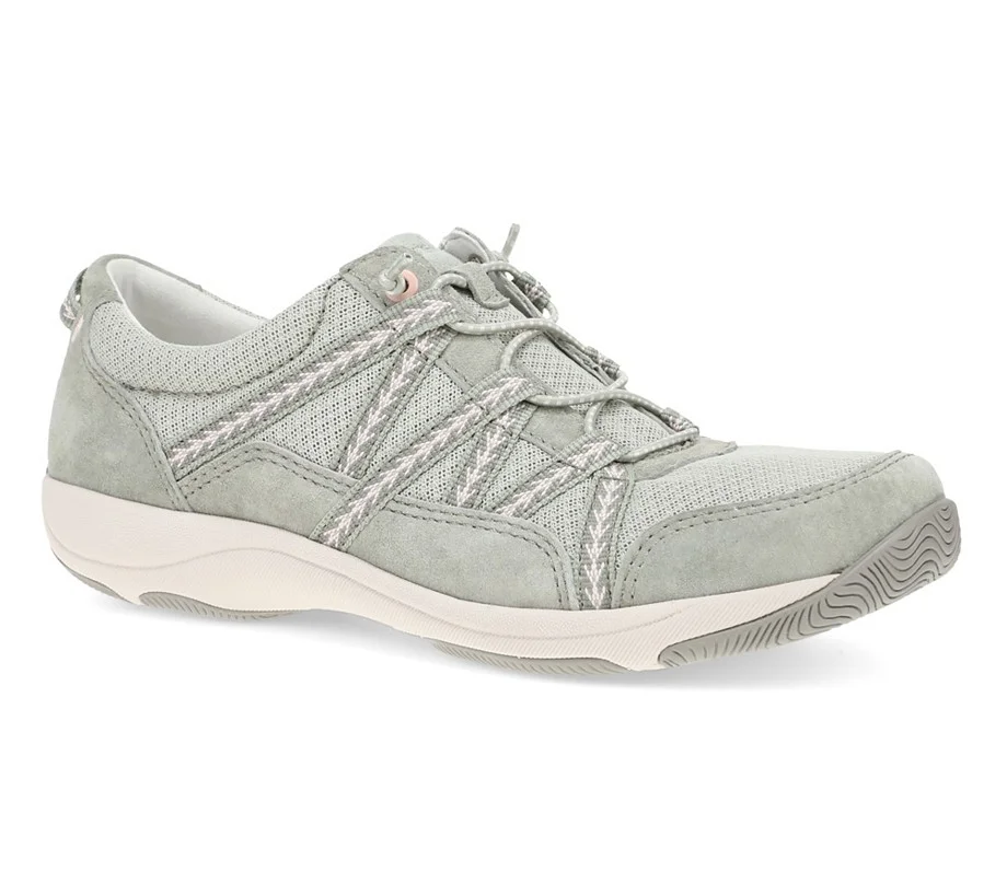 Dansko Grey Suede Light Weight Sneaker- Harlyn