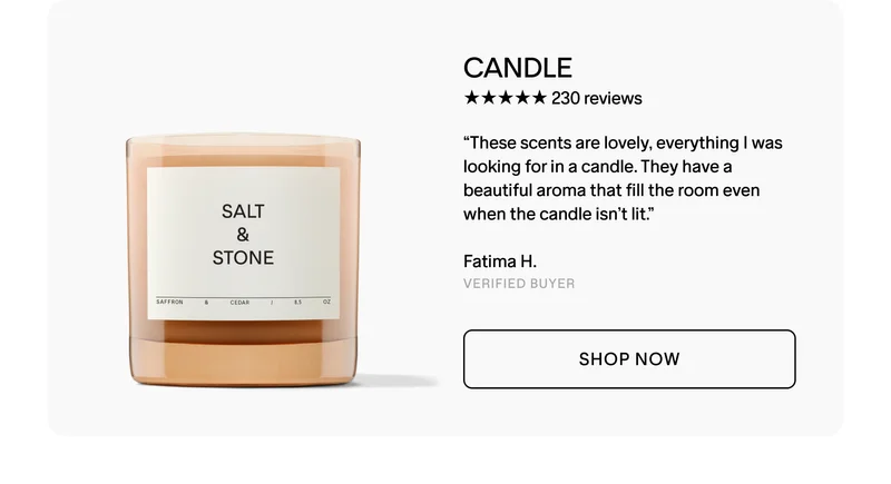 Saffron Candle