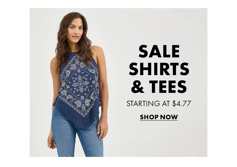 Sale Shirts & Tees Starting At $4.77 Shop Now