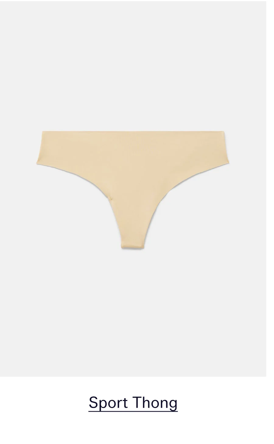 Silk Sport Thong