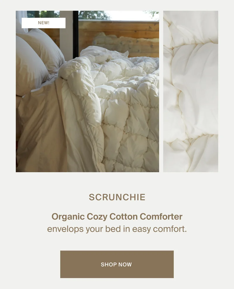 Shop Now | Organic Cozy Cotton Comforter
